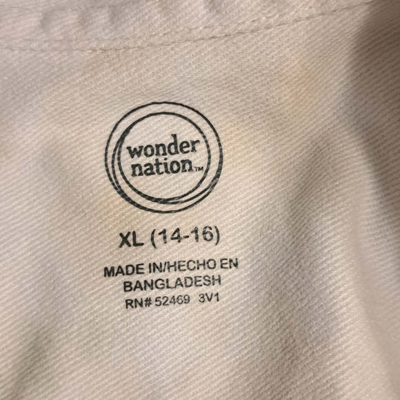 C12 Lite Camo/Tye-Dye Button-Up Jacket.. Wonder Nation Size XL - Picture 10 of 11